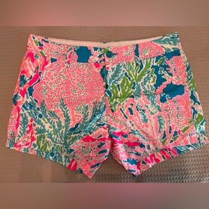 Lilly Pulitzer Callahan Womens Shorts. 4in inseam. Never worn. Size 10